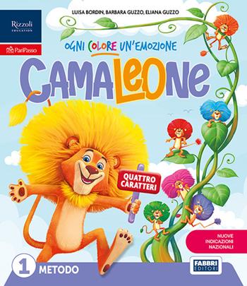 Camaleone. Ogni colore un'emozione. Quaderno dell'accoglienza, Metodo Quattro caratteri, Scrivo bene nei quattro caratteri, Letture, Matematica con quaderno, Discipline, Arte e Musica 1-2-3. Per la Scuola elementare. Vol. 1 - Luisa Bordin, Barbara Guzzo, Eliana Guzzo - Libro Fabbri 2026 | Libraccio.it