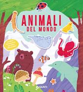 Animali del mondo con adesivi. Ediz. a colori