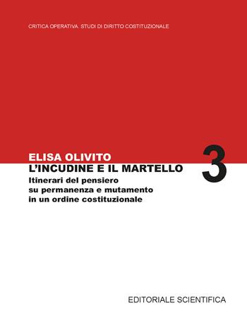 L'inclusione e il martello. Itinerari del pensiero su permanenza e mutamento in un ordine costituzionale - Elisa Olvito - Libro Editoriale Scientifica 2024 | Libraccio.it