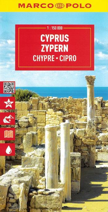 Cipro 1:150.000. Ediz. multilingue  - Libro Marco Polo 2025, Carte stradali Marco Polo | Libraccio.it