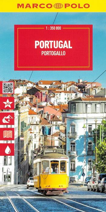 Portogallo 1:350.000  - Libro Marco Polo 2025, Carte stradali Marco Polo | Libraccio.it