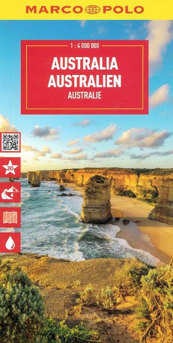 Australia 1:4.000.000. Ediz. multilingue  - Libro Marco Polo 2025, Carte stradali Marco Polo | Libraccio.it