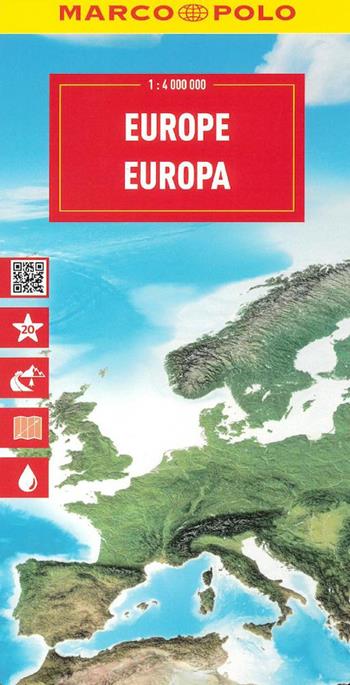 Europa 1:4.000.000  - Libro Marco Polo 2025, Carte stradali Marco Polo | Libraccio.it