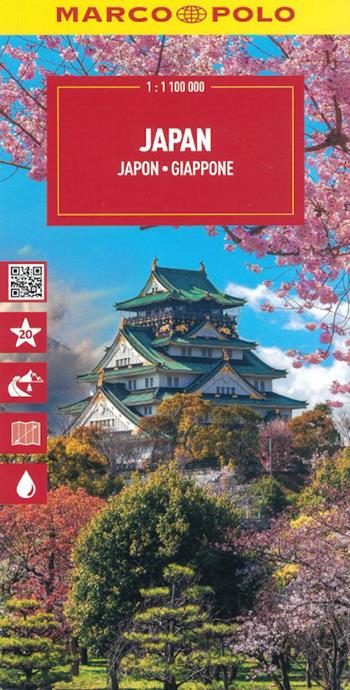 Giappone 1:1.100.000  - Libro Marco Polo 2026, Carte stradali Marco Polo | Libraccio.it