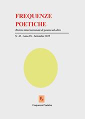 Frequenze poetiche. Rivista internazionale di poesia ed altro (2025). Vol. 42