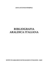 Bibliografia araldica italiana