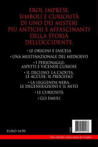 Storia segreta dei Templari - Enzo Valentini - Libro Newton Compton Editori 2026, I volti della storia | Libraccio.it
