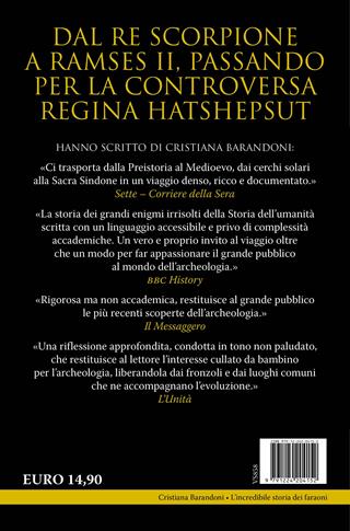 L'incredibile storia dei faraoni - Cristiana Barandoni - Libro Newton Compton Editori 2026, I volti della storia | Libraccio.it