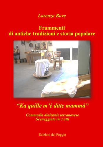 Frammenti di antiche tradizioni e storia popolare. Ka quille m'è ditte mamma - Lorenzo Bove - Libro StreetLib 2026 | Libraccio.it