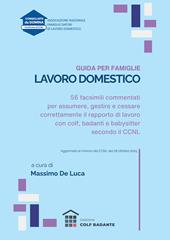 Facsimile per la gestione del rapporto di lavoro domestico