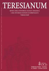 Teresianum. Rivista della Pontificia Facoltà Teologica e del Pontificio Istituto di Spiritualità «Teresianum» (2025). Vol. 1