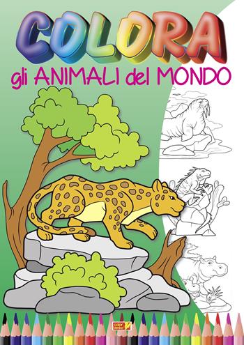 Colora gli animali del mondo. Ediz. illustrata  - Libro ColorBimbo 2022, Coloriamo | Libraccio.it