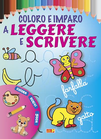 Coloro e imparo a leggere e scrivere. Ediz. illustrata a colori  - Libro ColorBimbo 2023, Coloriamo | Libraccio.it