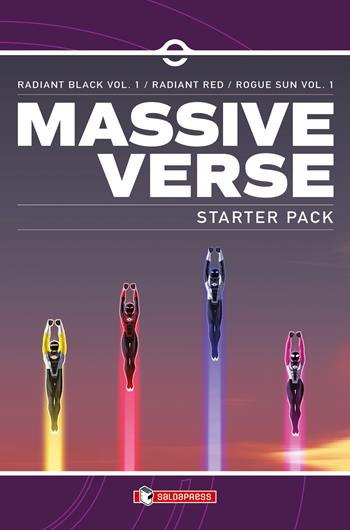 Massive-Verse. Starter pack: Radiant black vol.1-Radiant red-Rogue sun vol.1 - Kyle Higgins, Cherish Chen, David Lafuente - Libro SaldaPress 2024 | Libraccio.it