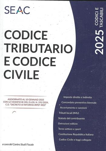 Codice tributario e codice civile  - Libro Seac 2025 | Libraccio.it