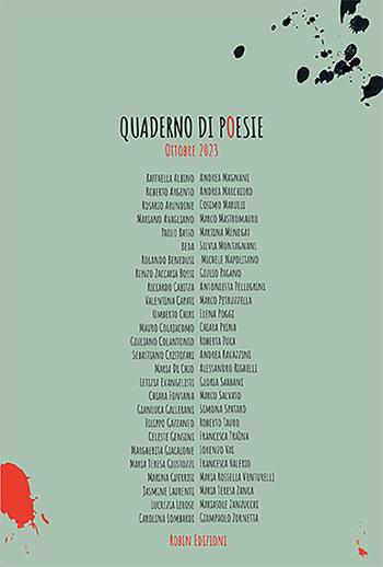 Quaderno di poesie. Ottobre 2023  - Libro Robin Edizioni 2023 | Libraccio.it