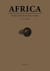Africa. Rivista semestrale di studi e ricerche. Nuova serie (2023). Vol. 1