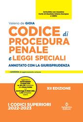 Codice di procedura penale e leggi speciali. Annotato con la giurisprudenza