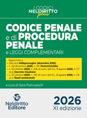 Codice penale e di procedura penale Plus 2026. Con espansione online
