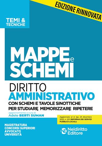 Mappe e schemi di diritto amministrativo  - Libro Neldiritto Editore 2023 | Libraccio.it