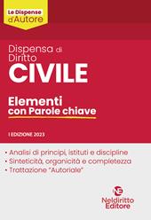 Dispensa di diritto civile (diritto privato). Elementi con parole chiave