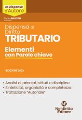 Dispensa di diritto tributario. Elementi con parole chiave