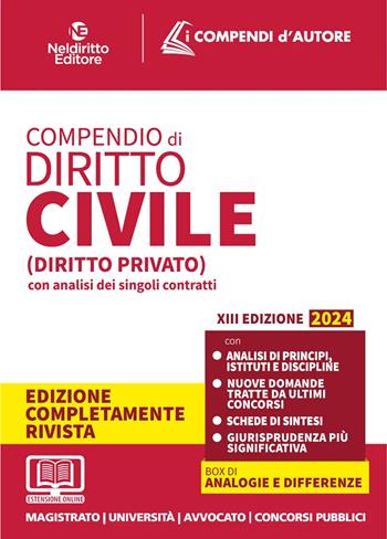 Compendio di diritto civile.  - Libro Neldiritto Editore 2023 | Libraccio.it