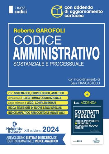 Codice normativo di diritto amministrativo. Concorso in magistratura (2024). Nuova ediz.  - Libro Neldiritto Editore 2023, I nuovi codici | Libraccio.it
