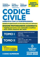Codice civile. Annotato con la giurisprudenza. Esame avvocato 2024
