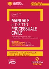 Manuale breve di procedura civile. Aggiornato al Decreto correttivo Cartabia 2024. Nuova ediz.