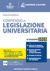 Compendio di legislazione universitaria 2025