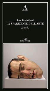 La sparizione dell'arte