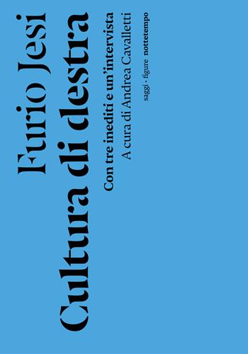Cultura di destra. Nuova ediz. - Furio Jesi - Libro Nottetempo 2025, Saggi. Figure | Libraccio.it