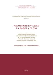 Ascoltare e vivere la parola di Dio