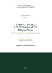 Diritto penale e proporzionalità della pena. Fra diritto civile, diritto canonico e diritto vaticano