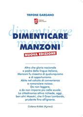 Dimenticare Manzoni. Nuova ediz.