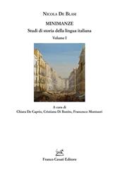 Minimanze. Studi di storia della lingua italiana