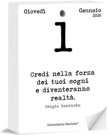 Calendario geniale 2026  - Libro My Life 2025 | Libraccio.it