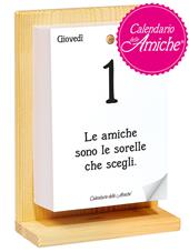 Calendario delle amiche 2026 con supporto