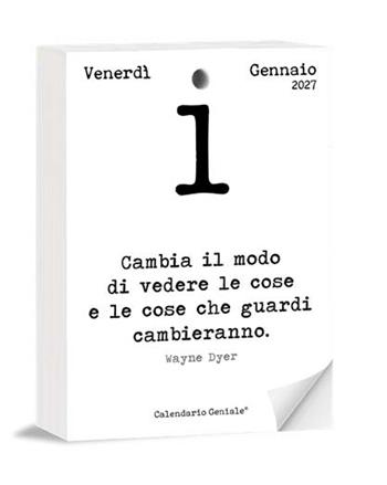 Calendario geniale 2027  - Libro My Life 2026 | Libraccio.it