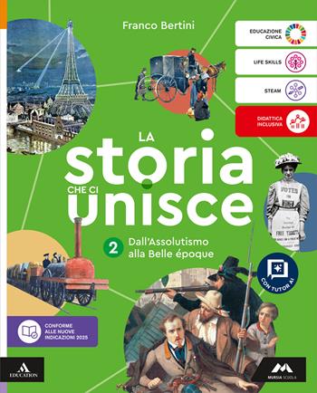 La storia che ci unisce. Per la Scuola media. Vol. 2: Dall'Assolutismo alla Belle époque - Franco Bertini - Libro Mursia Scuola 2026 | Libraccio.it