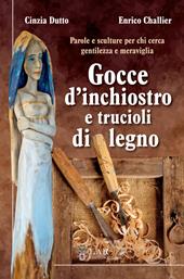 Gocce d'inchiostro e trucioli di legno