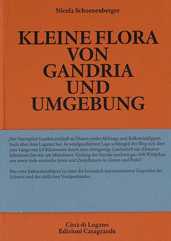 Kleine Flora von Grandria und Umgebung - Nicola Schoenenberger - Libro Casagrande 2024 | Libraccio.it