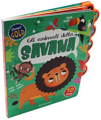 Gli animali della savana. Sonori gold. Ediz. a colori  - Libro Crealibri 2025 | Libraccio.it