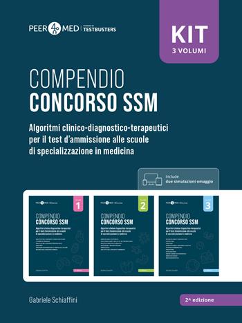 Peer4Med. Kit Compendi Concorso SSM - Gabriele Schiaffini - Libro Testbusters 2024 | Libraccio.it