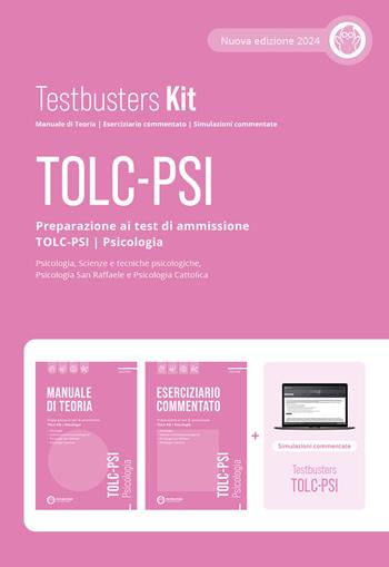 Testbusters. TOLC-PSI. Preparazione al test di ammissione TOLC-PSI - Psicologia. Kit advanced. Con Simulatore Testbusters  - Libro Testbusters 2024 | Libraccio.it