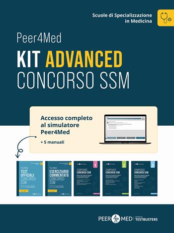 Peer4Med - Scuole di Specializzazione in Medicina - Kit Advanced Concorso SSM  - Libro Testbusters 2024 | Libraccio.it