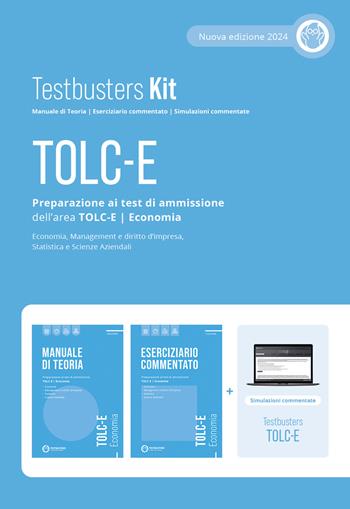 Testbusters Kit TOLC-E. Nuova ediz. Con Simulatore Testbusters  - Libro Testbusters 2024 | Libraccio.it