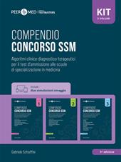 Peer4Med. Compendio Concorso SSM. Scuole di specializzazione in medicina. Kit. Con Simulatore Testbusters. Vol. 1-3: Algoritmi clinico-diagnostico-terapeutici per il test d'ammissione alle scuole di specializzazione in medicina