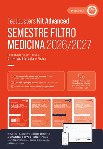 Testbusters. Kit advanced. Semestre filtro 2026/2027  - Libro Testbusters 2026 | Libraccio.it